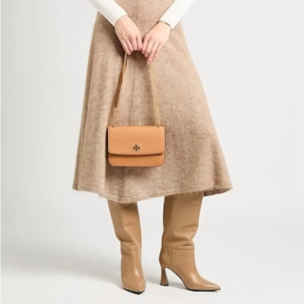 Tory Burch leather flap chain crossbody bag